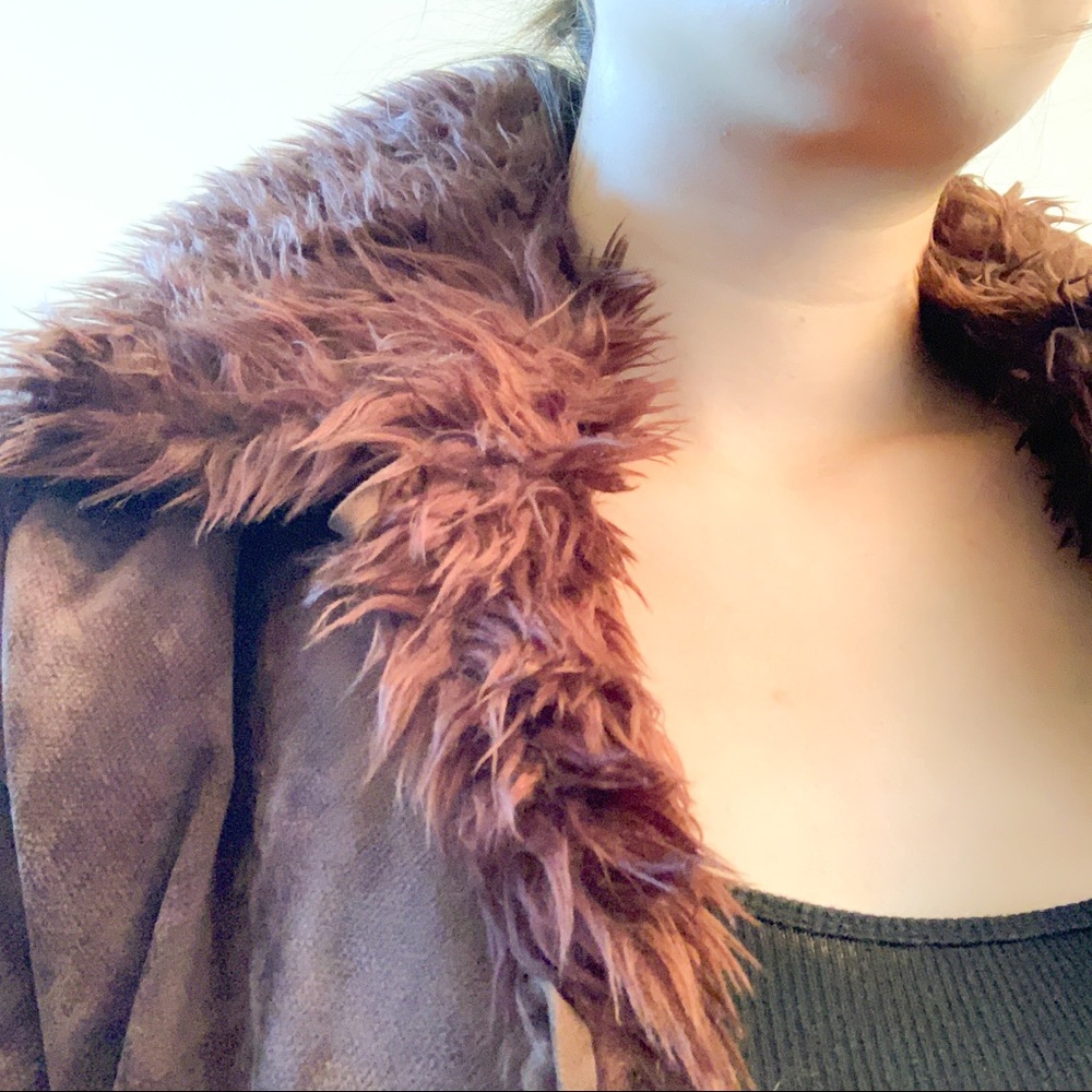 Faux fur lined jacket - Picture 2 of 2